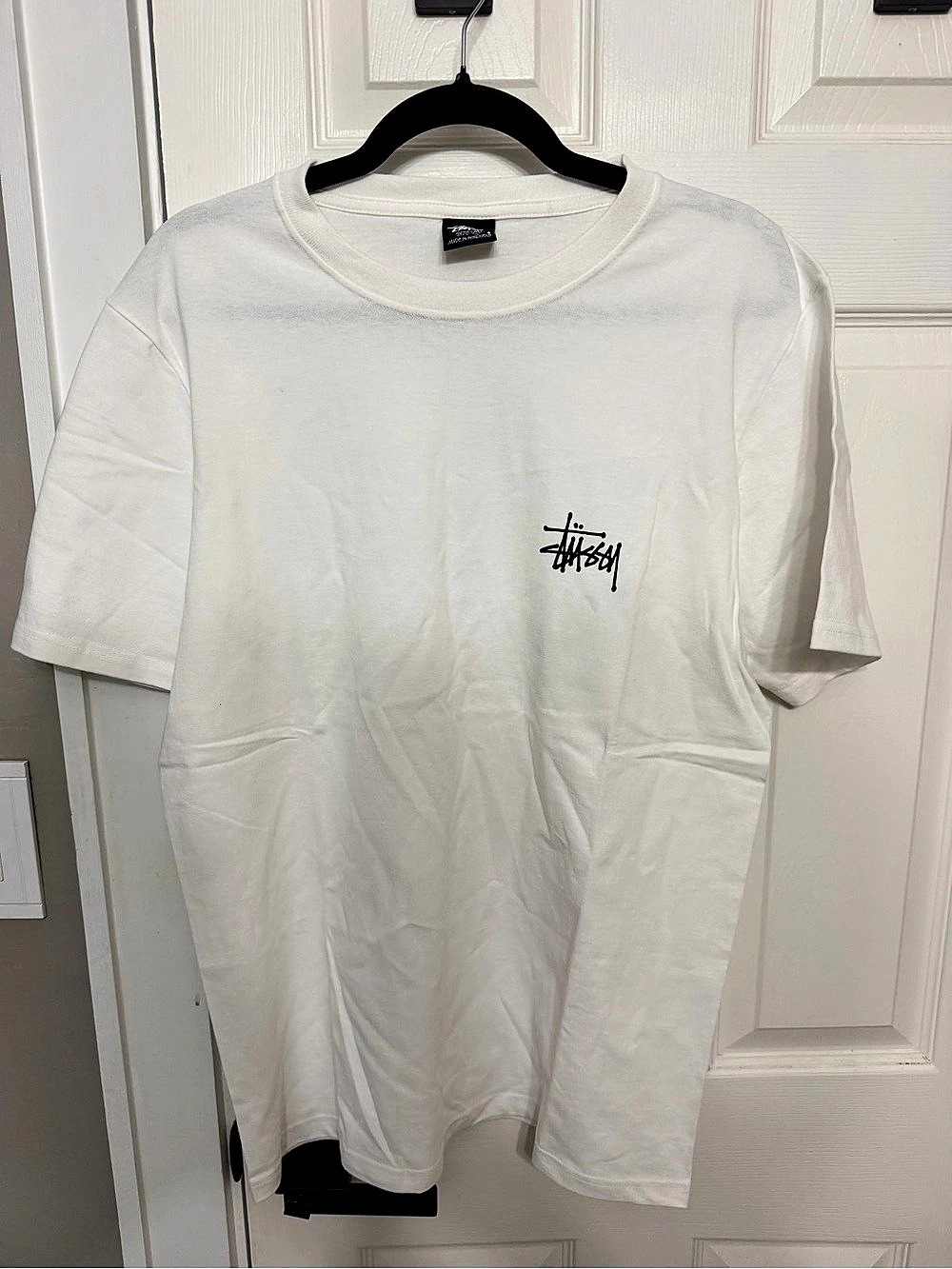 Stussy Basic Stüssy Tee Short Sleeve Logo Tee White Medium